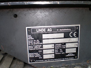 Погрузчик контейнерный LINDЕ AG C360 1999г